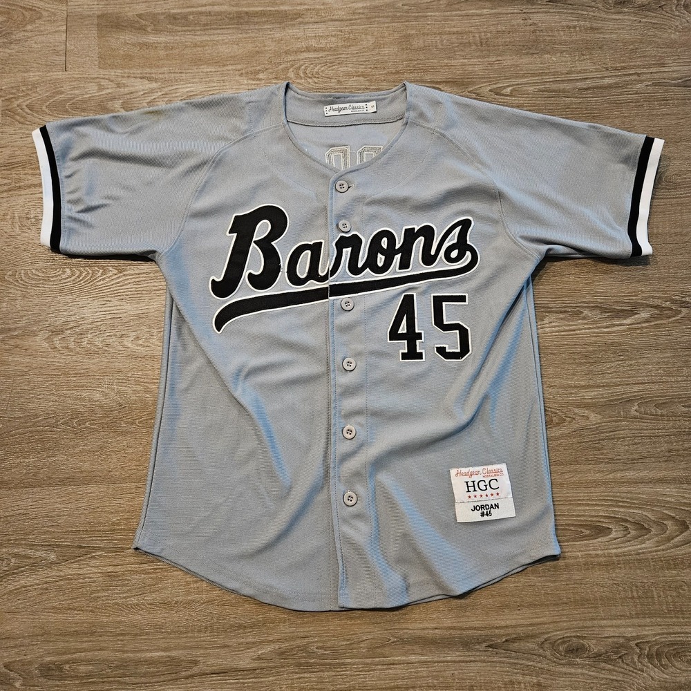 Headgear Classics Birmingham Barons Jordan #45 Baseball Jersey Mens Size S